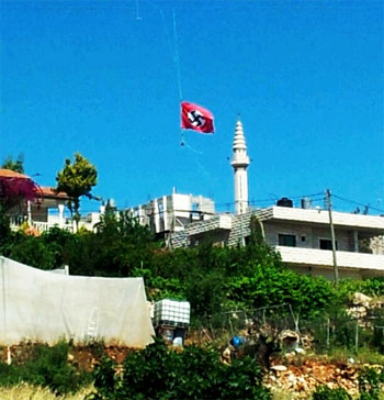ZOA: Nazi Flag Hoisted In P.A. City Exposes Palestinian Intentions To End Jewish State