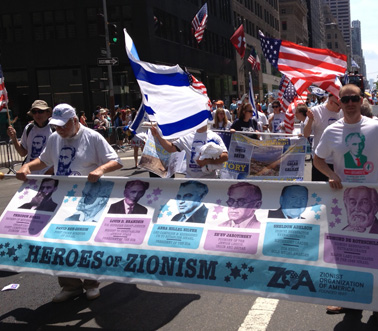 ZOA Marches in the “Celebrate Israel” Parade