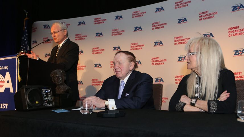 ZOA 1,100-Strong Dinner Headlined By Ambs. Dermer & Danon, Jon Voight, Sheldon & Dr. Miriam Adelson