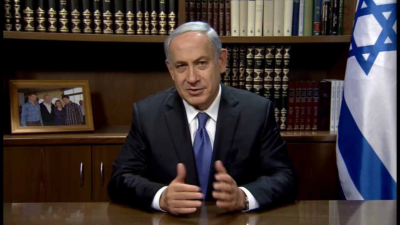 Israel Prime Minister Benjamin Netanyahu Speaks at 2015 ZOA Brandeis Dinner