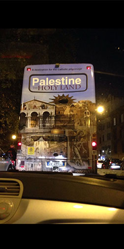 ORP Bus in Israel (Opera Romana Pellegrinaggi)