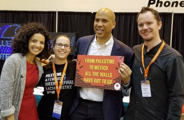 UPDATED: Senator Booker’s Speech/Actions Contradict Aide’s Flimsy Excuse for Booker Holding Anti-Israel Sign with BDS Leaders