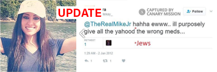 ZOA Action Alert Update: Ask Ohio to Permanently Revoke Medical License of Potential Murderer Islamist Dr. Kollab Who Said She’ll Give All Jews Dangerous Medicine