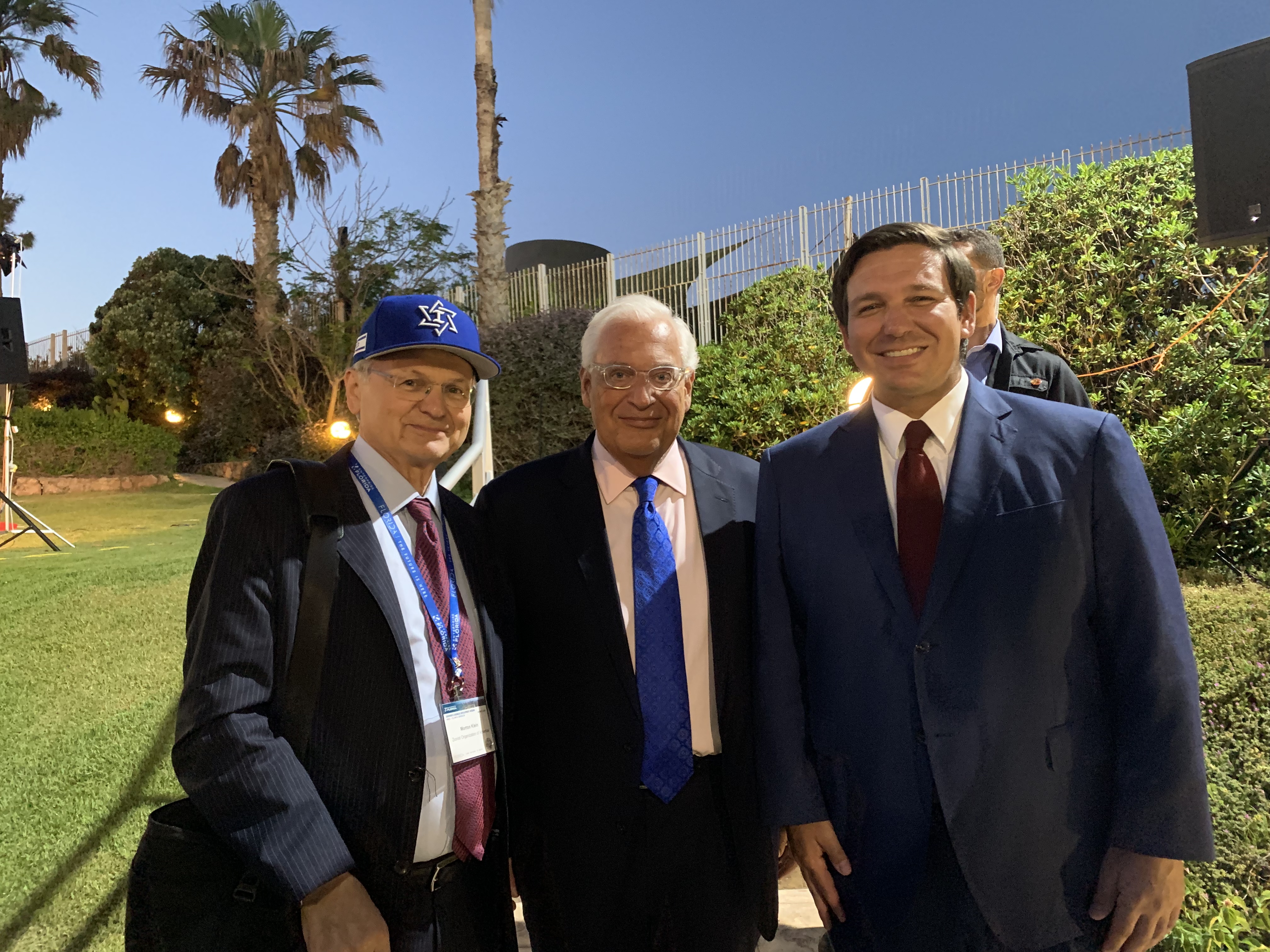 ZOA’s Mort Klein Member of FL Gov. DeSantis’ Trade/Education Mission to Israel