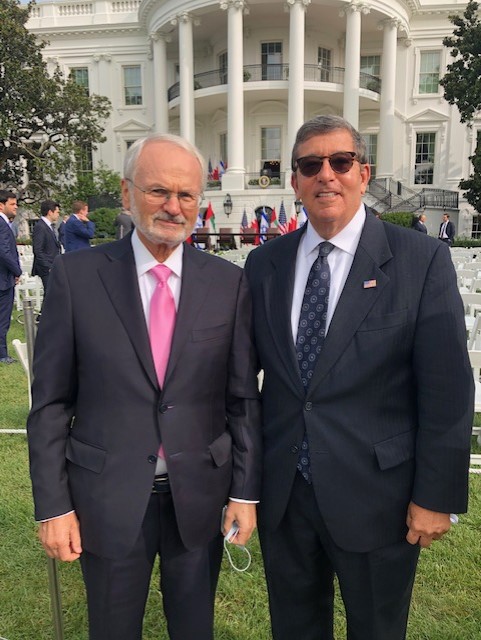 ZOA’s Klein & Levenson Attend & Praise White House Israel-UAE-Bahrain Peace Deal Signing. Sovereignty Issue Still Concerning.