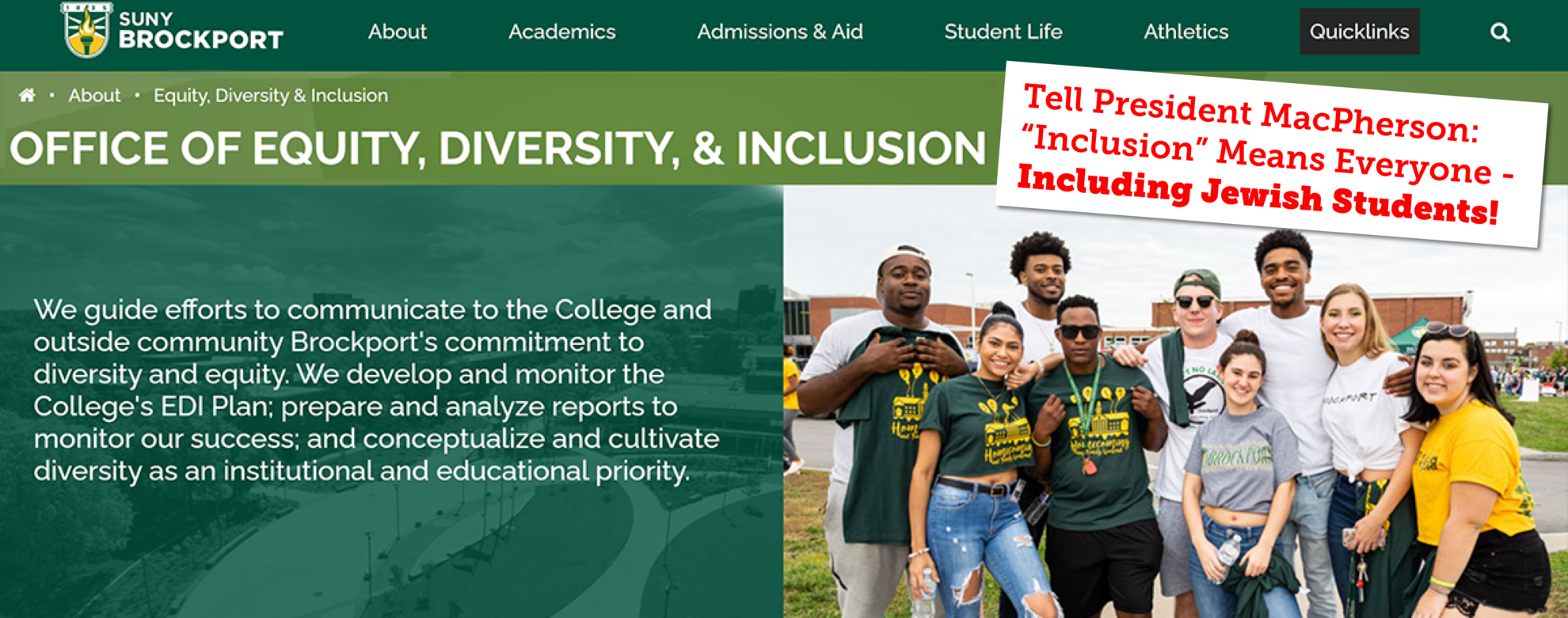 ZOA to SUNY Brockport: Don’t Host Convicted Cop Killer Whose Group Bashes Israel and Jews