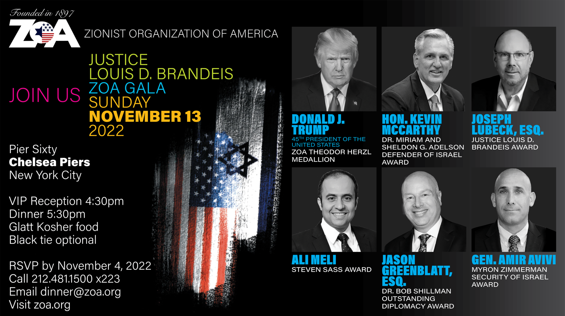 Israel Hayom’s Ruthie Blum Praises ZOA for Honoring Trump at Gala, Nov. 13 – Join Us (ZOA.ORG)