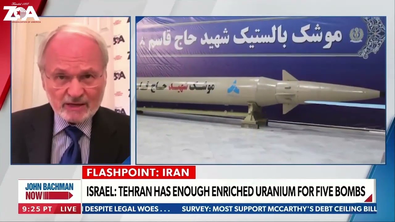 Watch: “Iran’s Danger to the U.S. And Israel” on Newsmax TV With ZOA’s Mort Klein