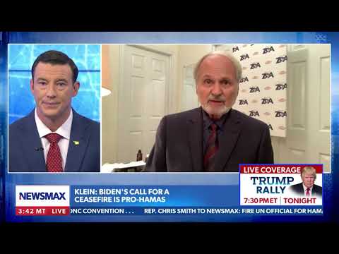 Newsmax TV: ZOA President Morton A. Klein Slams ‘Monstrous’ Obama for Legitimizing ‘Unspeakable Hamas Horrors’