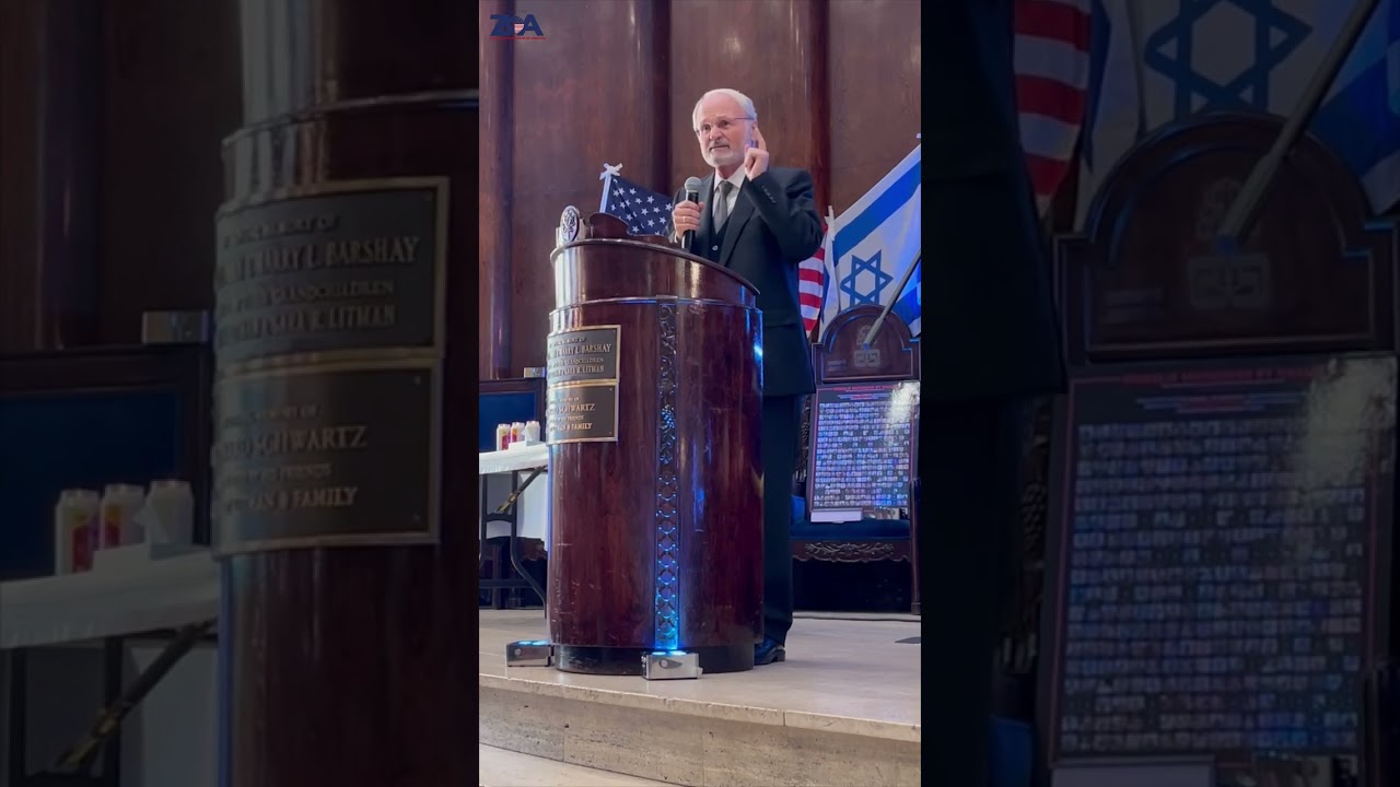 Watch Mort Klein Speech at ZOA NYC Rally for Israel, Freeing Hostages, Fighting Jew-Hatred