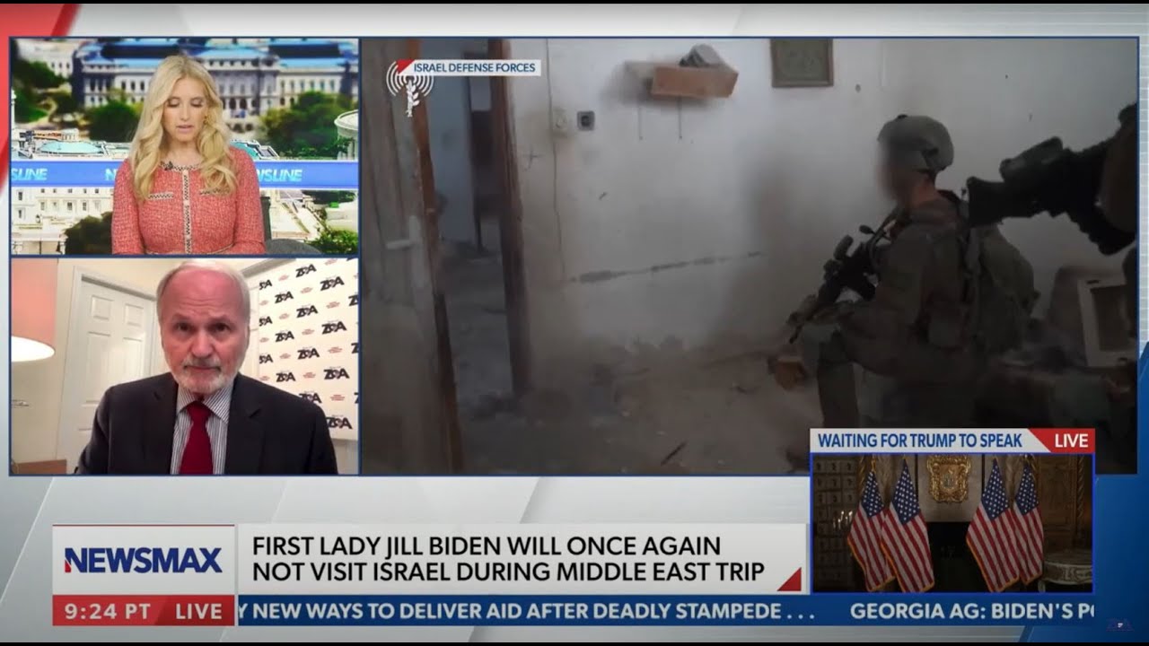 Newsmax Interview With ZOA’s Mort Klein on Jill Biden Excluding Israel from Mideast Trip
