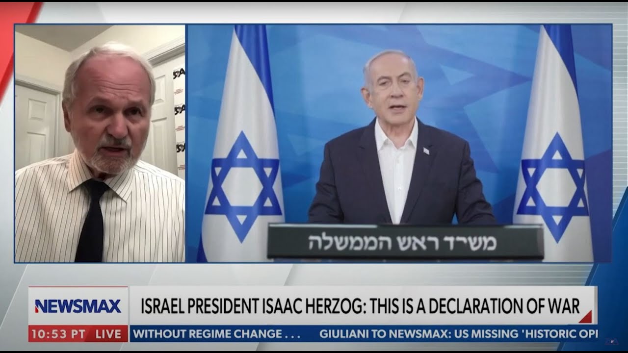 ZOA’s Mort Klein on Newsmax TV’s Sunday Agenda Discussing Biden Policies/Actions on Iran/Israel