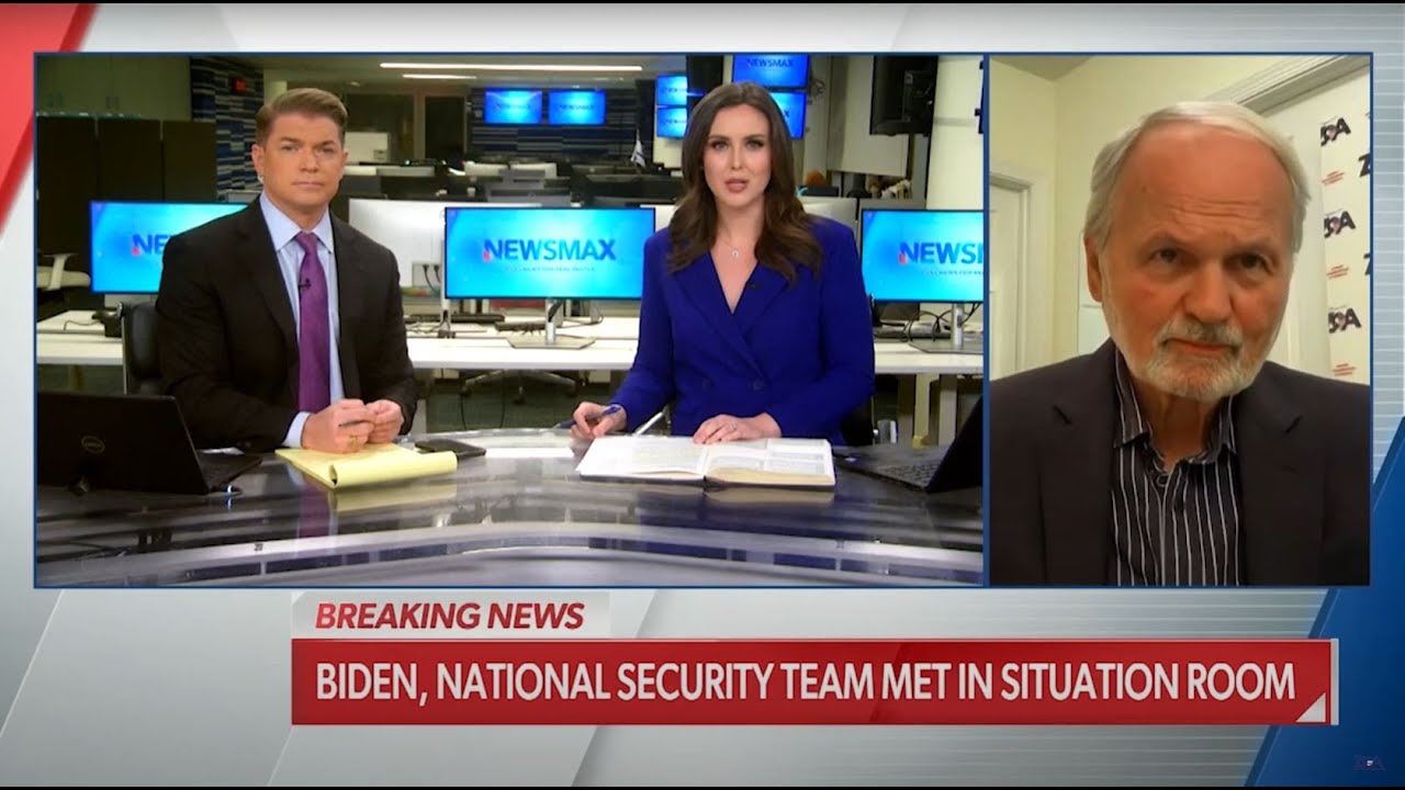 ZOA’s Mort Klein on Newsmax TV Discussing Biden Policies/Actions on Iran/Israel