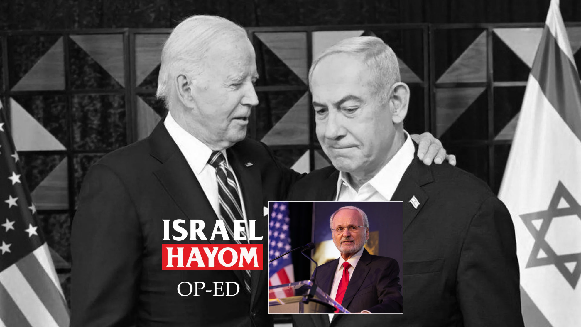 Biden’s Israelophobic Actions Show Sinister Intent, Not Election Concerns: ZOA’s Mort Klein’s Israel Hayom Op-Ed