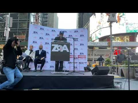 ZOA National President Morton A. Klein’s Keynote Address at the ZOA/WVN Support Israel Rally in NYC