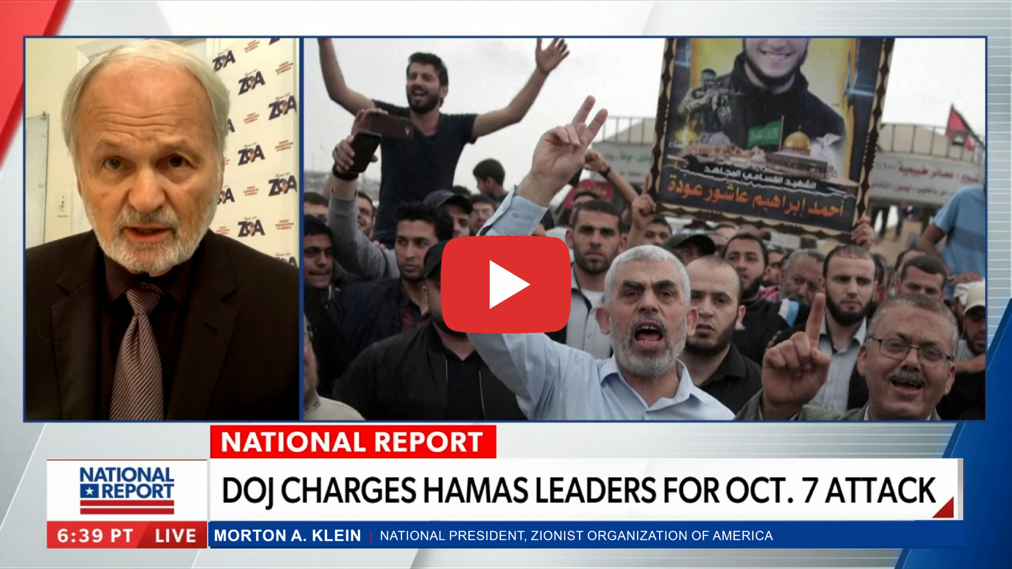 Watch: ZOA’s Mort Klein on Newsmax Discussing the Hamas/Iran War Against the Jewish State and the US