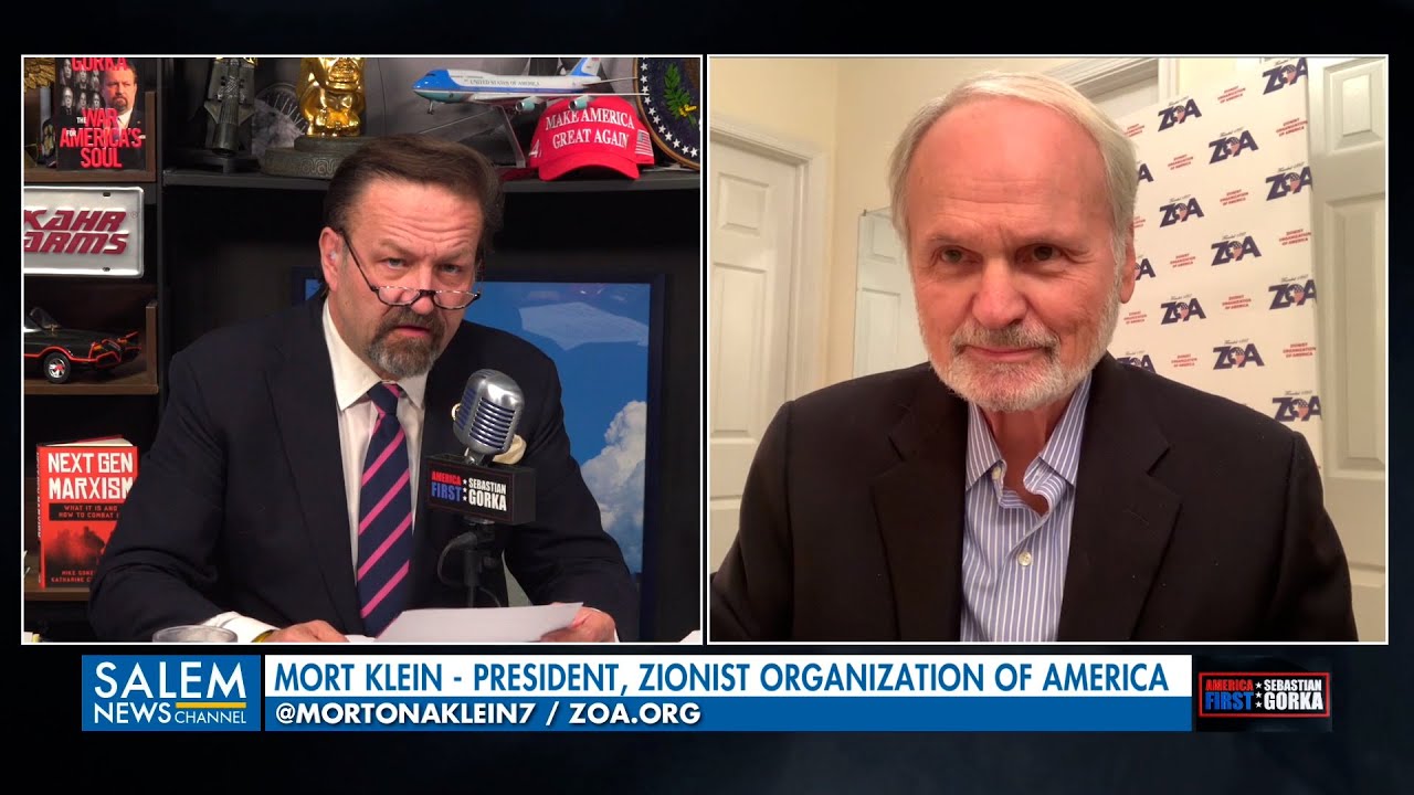 ZOA’s Mort Klein with Dr. Sebastian Gorka, New Head of Counterterrorism