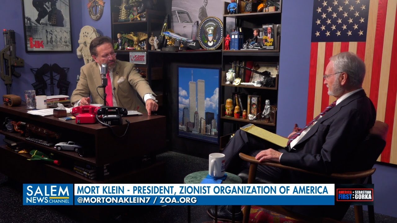 The Truth About Zionism and More: Sebastian Gorka Interviews ZOA’s Morton Klein One-On-One on TV