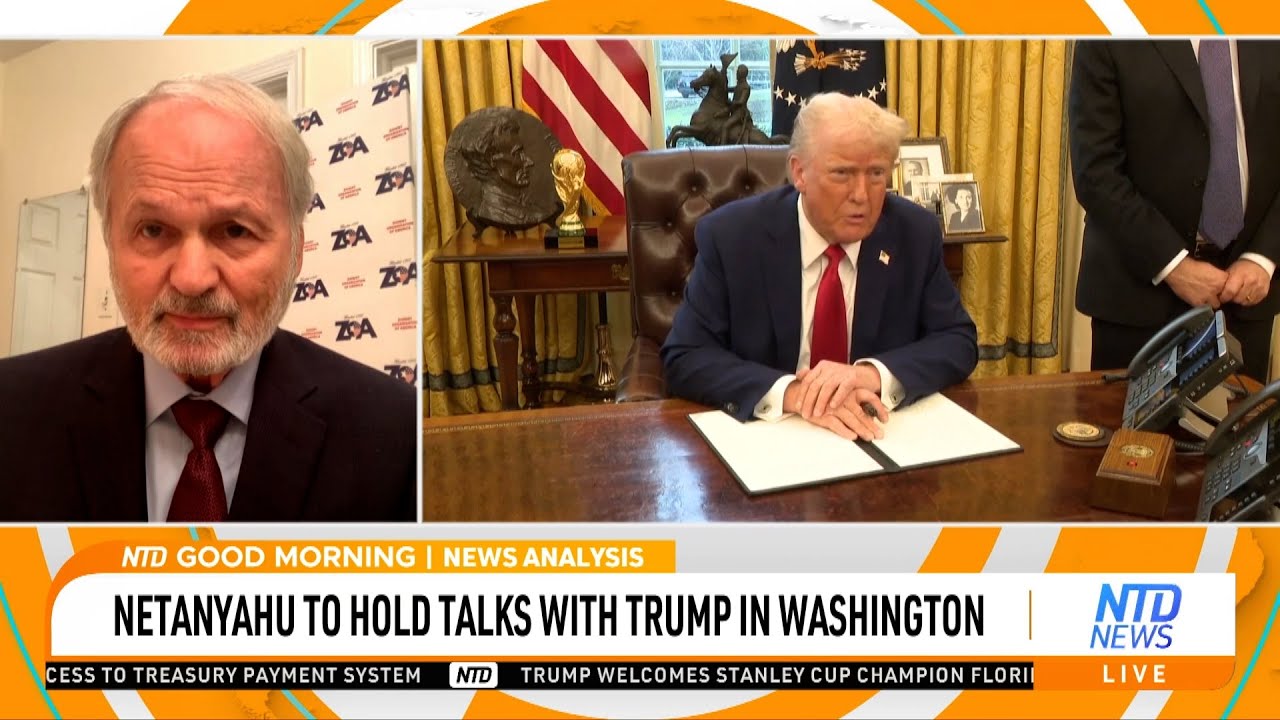 ZOA’s Mort Klein’s TV Interview Discussing Trump-Netanyahu White House Mtg