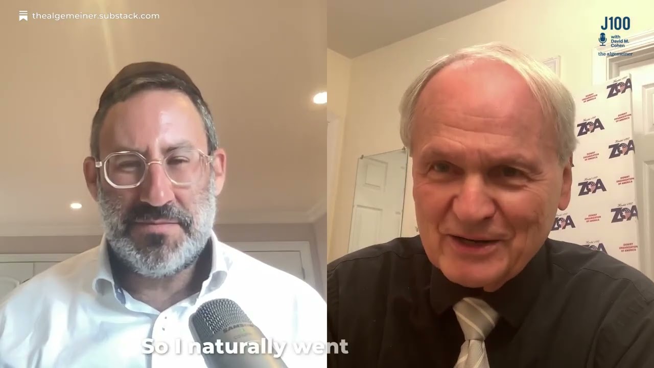 Algemeiner’s CEO Video Interviews ZOA’s Morton Klein on Zionism Without Apology: ZOA, the Arab/Islamic War Against the Jews and the West, the Hostages, the Jewish Future and More